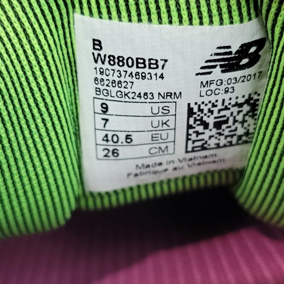 New Balance Tennis Shoes Style W880BB7 Size 9 - Picture 7 of 7